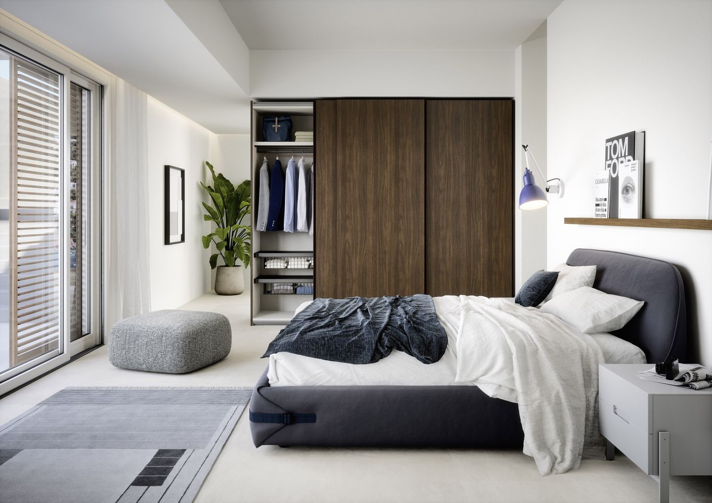 How to furnish a small bedroom with style